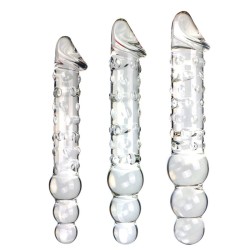 three ball glass phallus