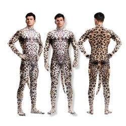 animal cosplay costume leopard