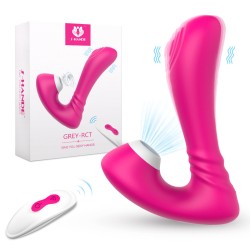 gray suction vibrator