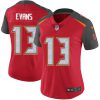 Nike Tampa Bay Buccaneers #13 Mike Evans Red Team Color Women's Stitched NFL Vapor Untouchable Limited Jersey